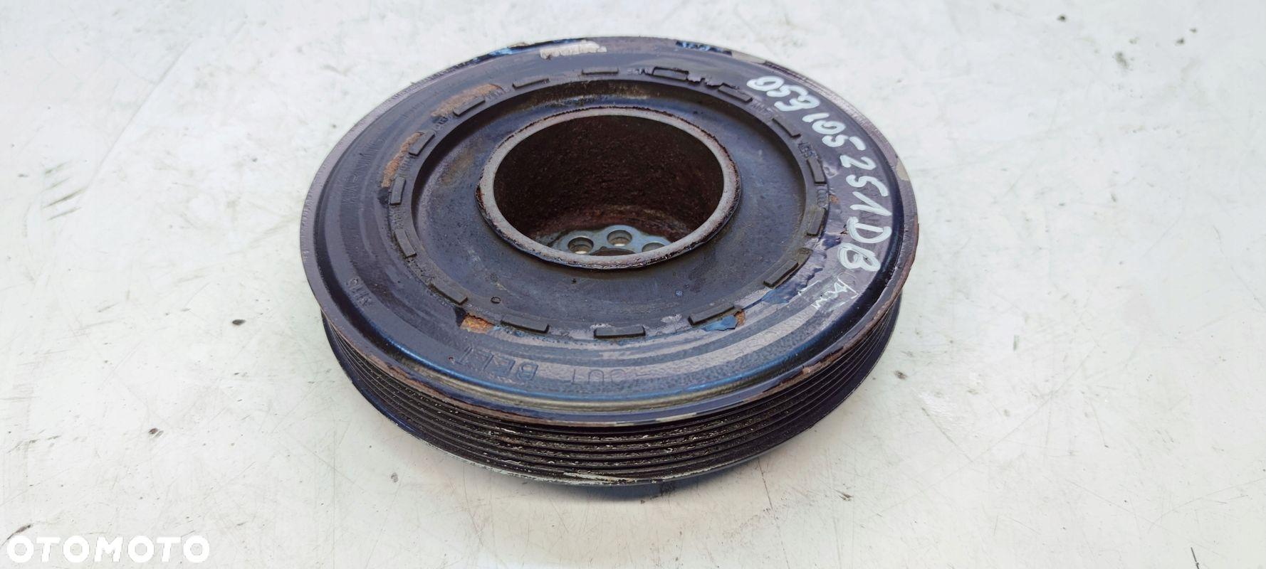 KOŁO PASOWE WAŁU AUDI A6 C7 A7 A8 3.0 TDI 059105251DB - 4