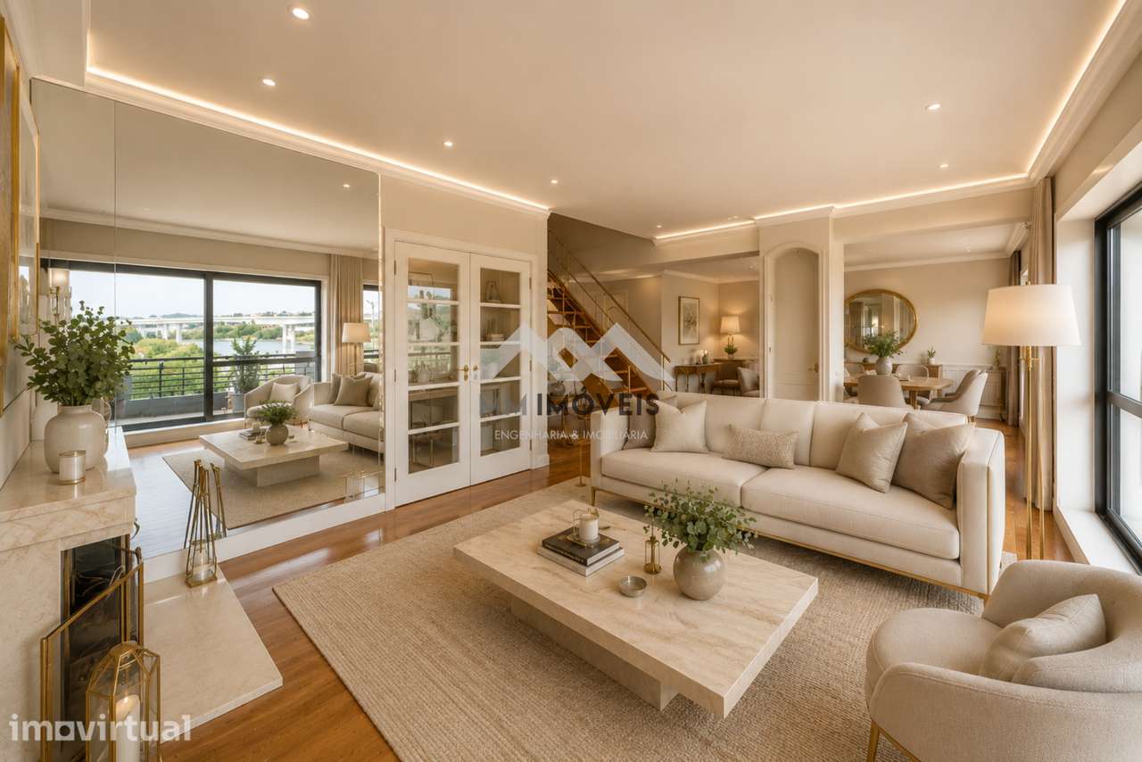 Duplex T5 | Rio Douro | Campanhã | Suite 42m2 | 4 Varandas | 3 Lugares - Grande imagem: 4/45