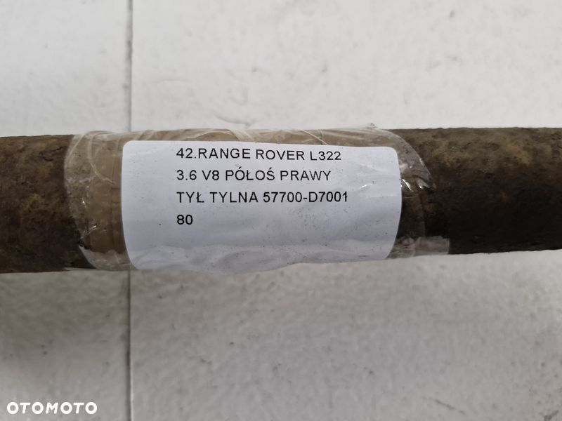 range rover l322 3.6 v8 półoś prawy tył tylna 57700-d7001 - 5