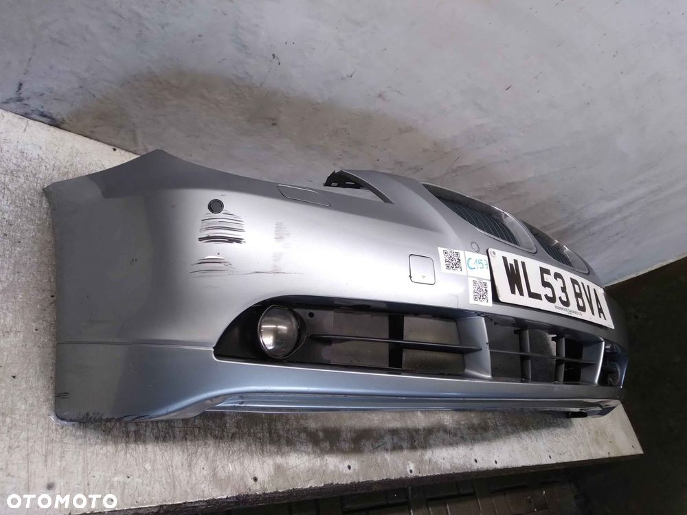^ ZDERZAK PRZÓD PRZEDNI BMW E60 E61 SERIA 5 SILBERGRAU SZARY PDC CZUJNIKI SPRYSKIWACZE LAMP XENON HALOGENY - 5