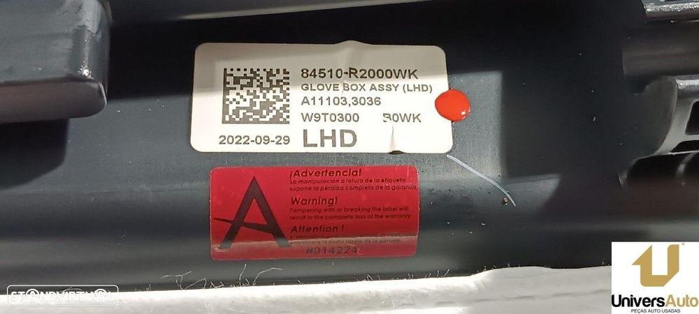 PORTA LUVAS KIA SPORTAGE - 2