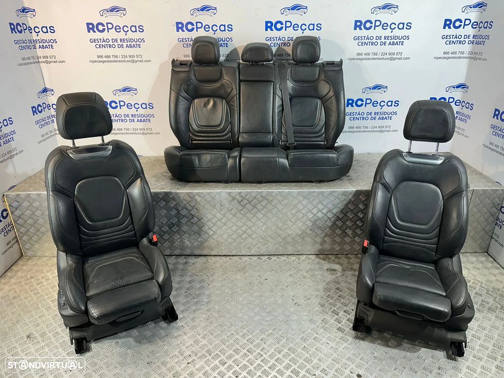 .Conjunto Bancos Elétricos Pele Citroen DS5 Original - 1