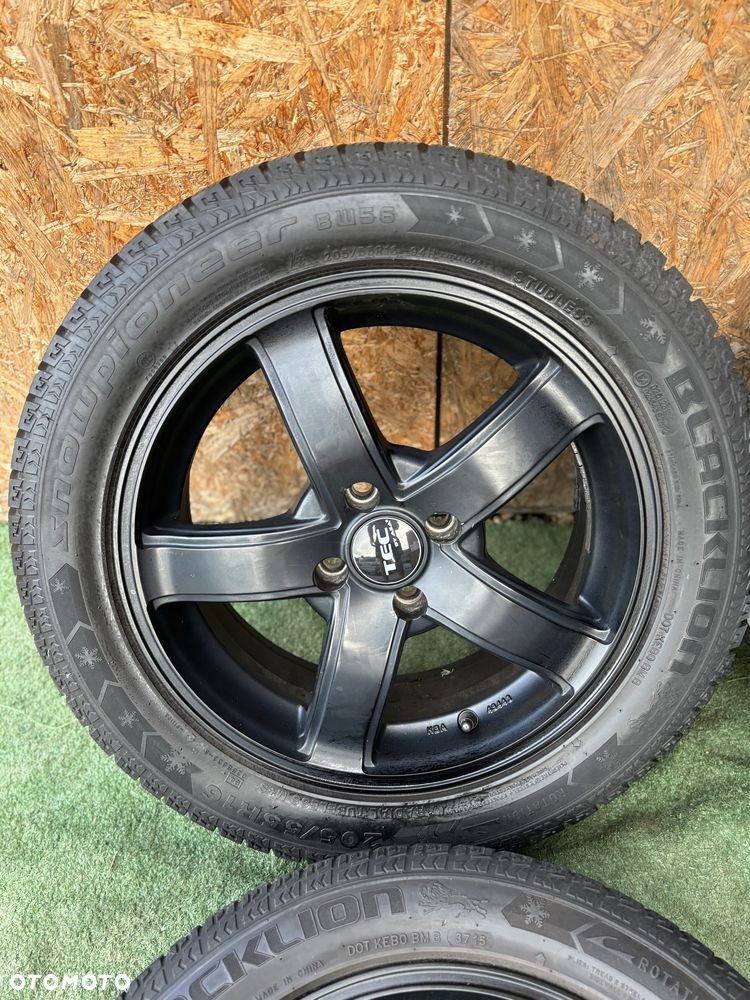 4x100 OPEL RENAULT 6,5Jx16 ET38 felgi aluminiowe czarne NISSAN DACIA - 3
