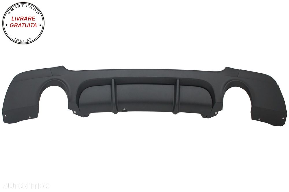 Difuzor Bara Spate Cu Evacuare Dubla BMW 3 Series E92 E93 (2006-2013) M Design- livrare gratuita - 1