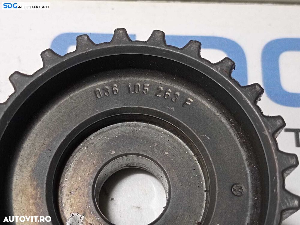 Fulie Pinion Distributie Vibrochen Arbore Cotit Volkswagen Golf 4 1.6 B 1998 - 2005 Cod 036105263F [M5254] - 2
