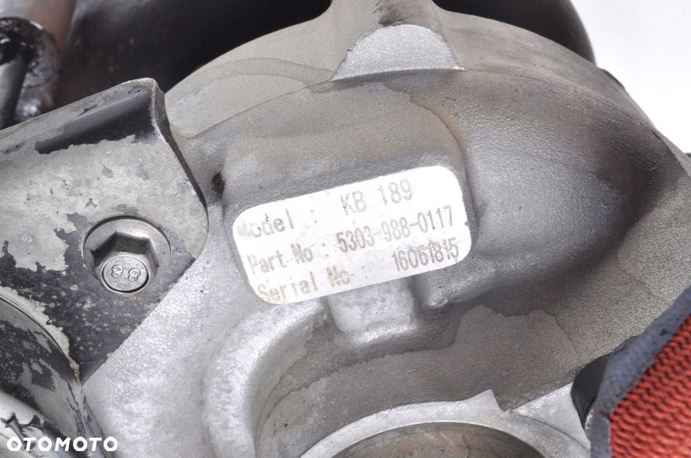 208 207 308 RCZ 1.6 THP 150KM TURBINA TURBOSPRĘŻARKA 53039880117 NA CZĘŚCI - 8