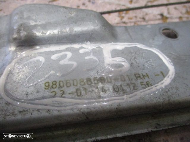 Elevador Sem Motor 9806088580 PEUGEOT 2008 2014 1.6HDI 92CV 5P CINZA TD - 3