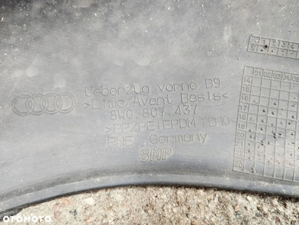 Zderzak przód Audi A4 B9 8W 8W0 2015-2019 - 8