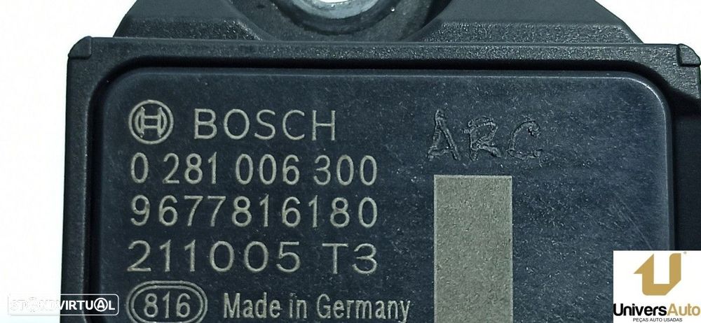 SENSOR DE PRESSÃO PEUGEOT PARTNER III (K9) FURGON H1 6 - 3