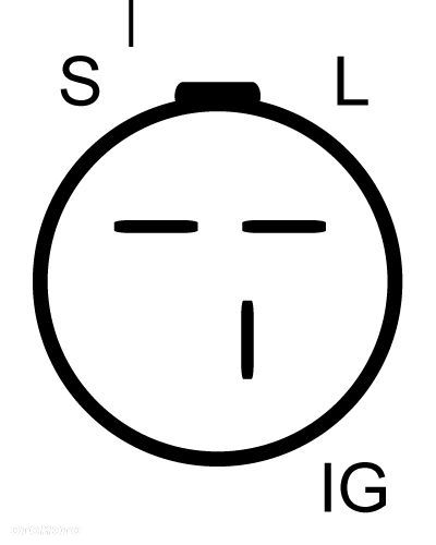 JA1290 ALTERNATOR OPEL ISUZU CAMPO FRONTERA  / DIESEL, DTI, TD - 3