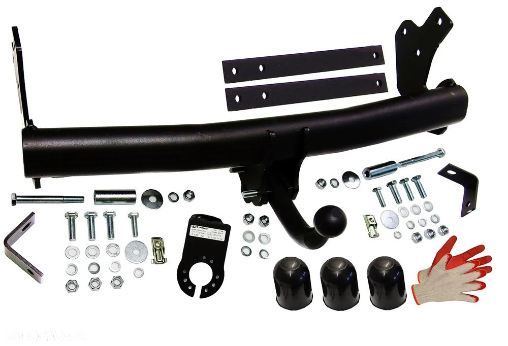 STEINHOF HAK HOLOWNICZY Z KULA ODKRĘCANĄ+KAPTURKI do FIAT SCUDO 2II 2007-2016 L1+L2+MAX VAN - 4