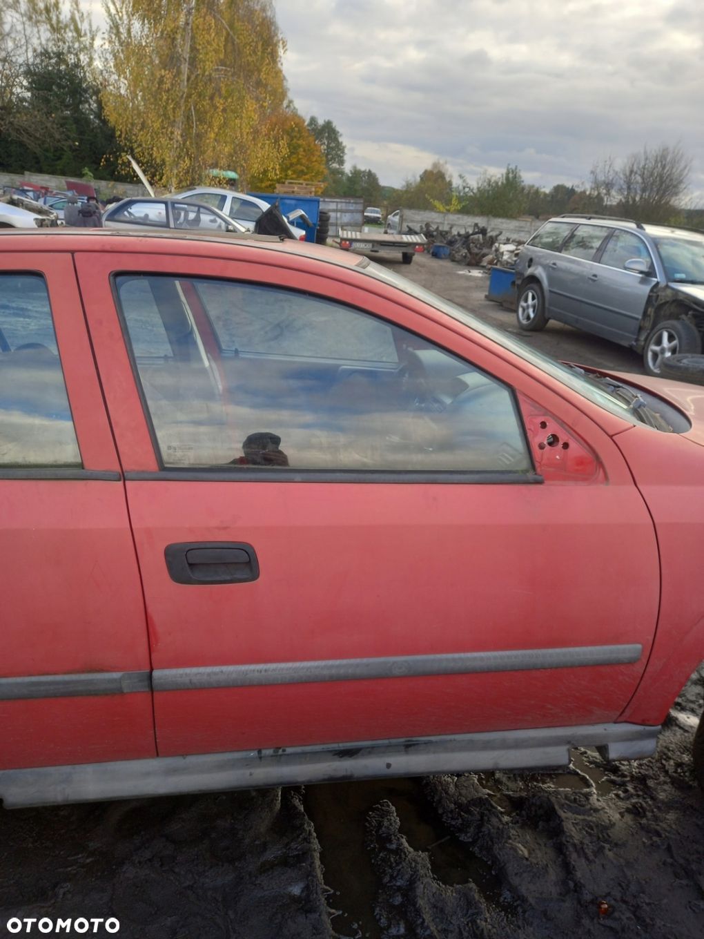 SZYBA Z Drzwi prawe przednie Opel astra G II 2001r Y 547 - 1