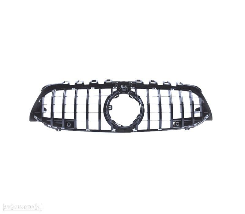 GRELHA MERCEDES CLASE A W177 LOOK AMG GT 18-22 PRETO BRILHANTE CAMERA - 2