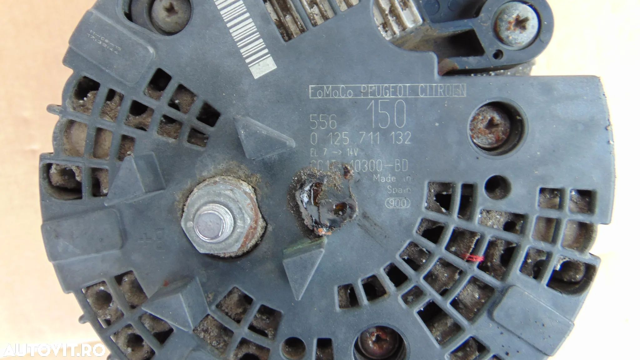 Alternator Citroen jumper 2.2 euro 5 Peugeot Boxer 2.2 euro 5 Ford Transit custom - 1