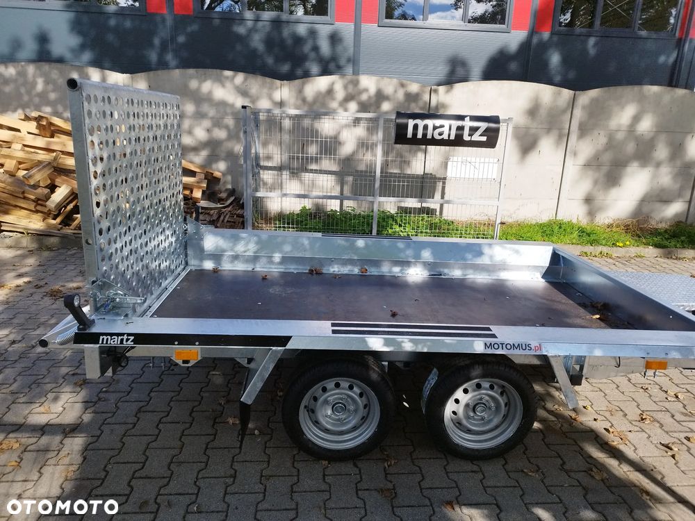 Martz Przyczepa Martz Bau 300x150 2700kg 2 osie pod sprzęt budowlany minikoparka walec dostawa - 3