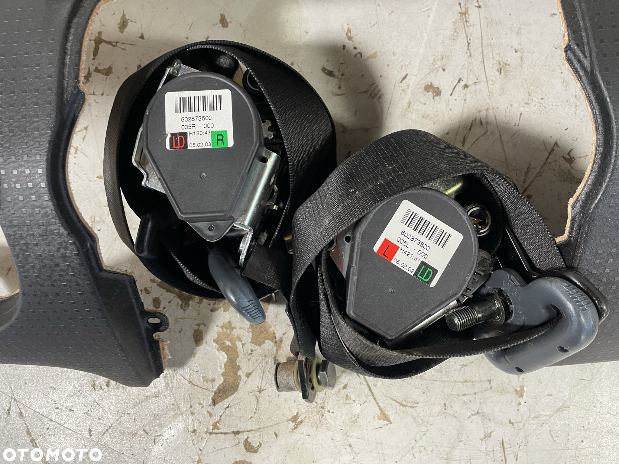 MITSUBISHI COLT VI 04-09 AIRBAG KONSOLA PASY CZARNA - 5