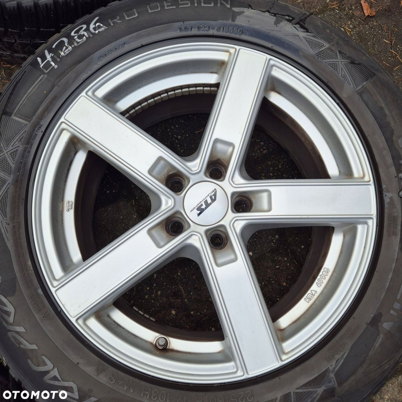ZIMA KOŁA 17 JEEP COMPASS RENEGADE CHEROKEE TONALE 225/60 R17 czujniki - 2