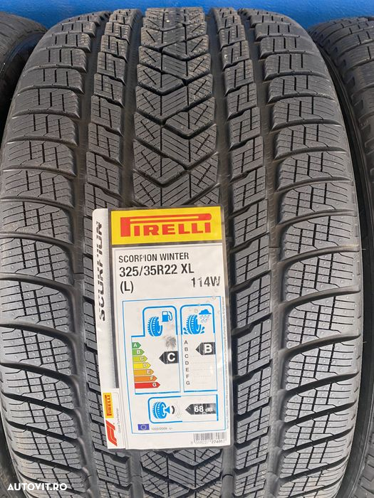vand set anvelope 285/40/22-325/35/22 pirelli de iarnă noi - 4