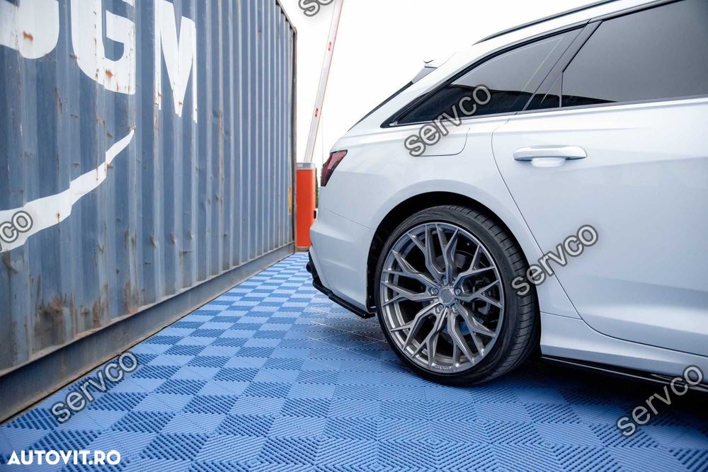 Prelungire splitter bara spate Audi A6 C8 S-Line 2018- v5 - Maxton Design - 2