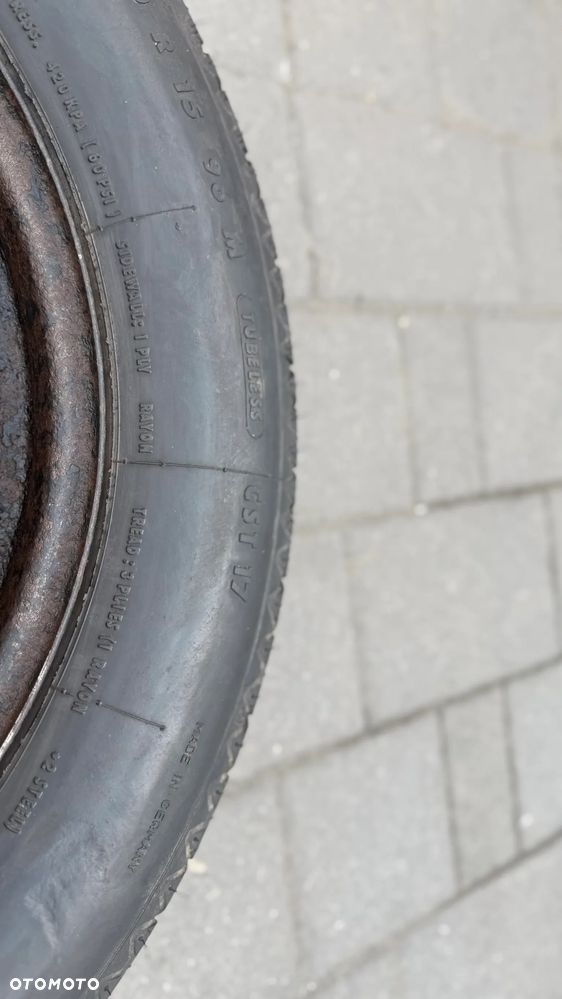Koło dojazdowe BMW r15 5x120 125/90 ET36 dojazdówka felga e46 e36 e90 e91 - 6