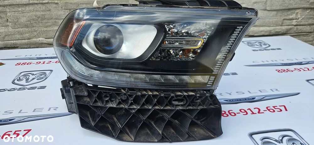 Dodge Durango III LIFT 2014- Kompletny reflektor prawy Lampa prawa 68299130AC P68299130AC Oryginalna MOPAR WERSJA RT GT CZARNY ŚRODEK - 4