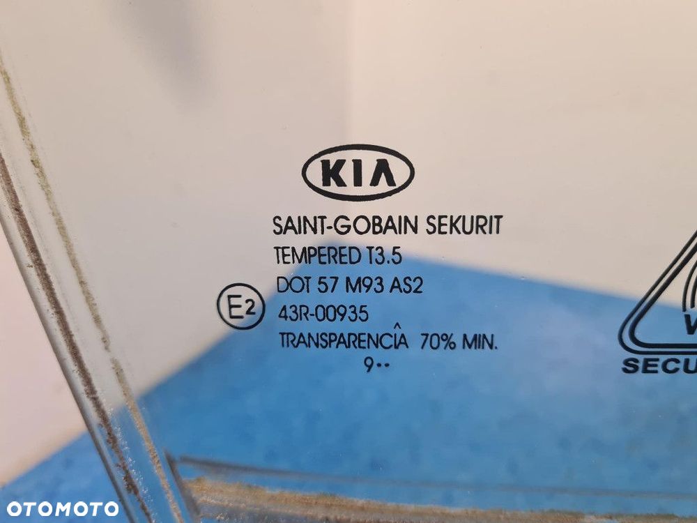 KIA CEED I KOMBI LIFT SZYBA DRZWI PRZÓD PRAWA WD - 2