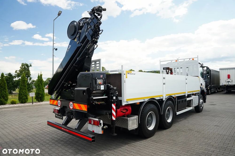 Mercedes-Benz AROCS 2640 / 6x4 / SKRZYNIOWY 6,5 M + HDS HIAB X- hiduo 158 DS- 4 / MAX 4 700 KG / STEROWANIE RADIOWE / ROTATOR / WIDŁY DO PALET / EURO 6 - 11