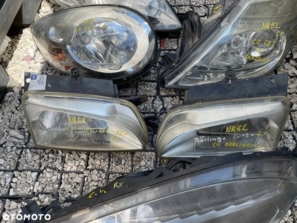 CITROEN REFLEKTOR REFLEKTORY LEWE PRAWE CITROEN LAMPA LAMPY - 6