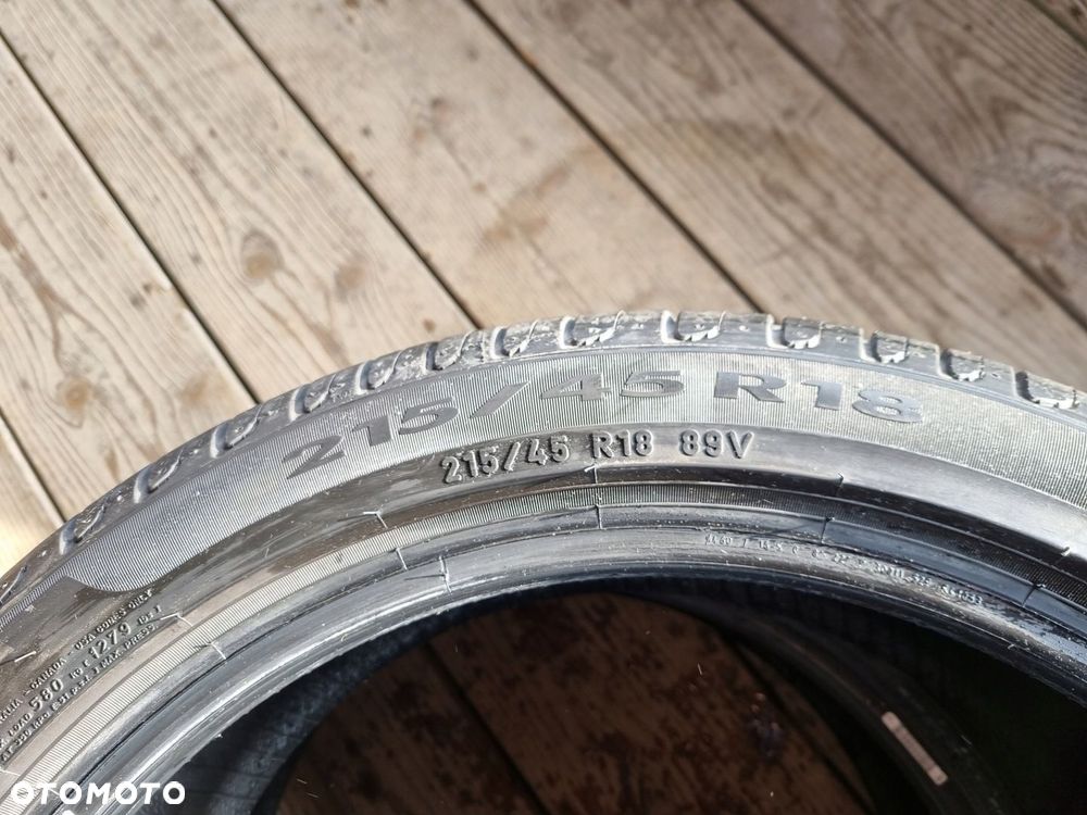 Opony PIRELLI CINTURATO P7 215/45R18 89V 2021r.7mmx4 super stan - 12