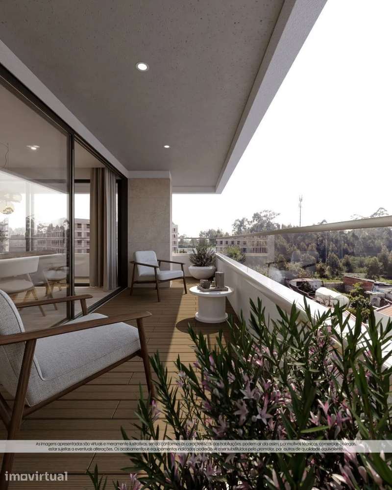 Apartamento T1 Novo com Terraço - Terraços de S. Gens - Grande imagem: 4/22