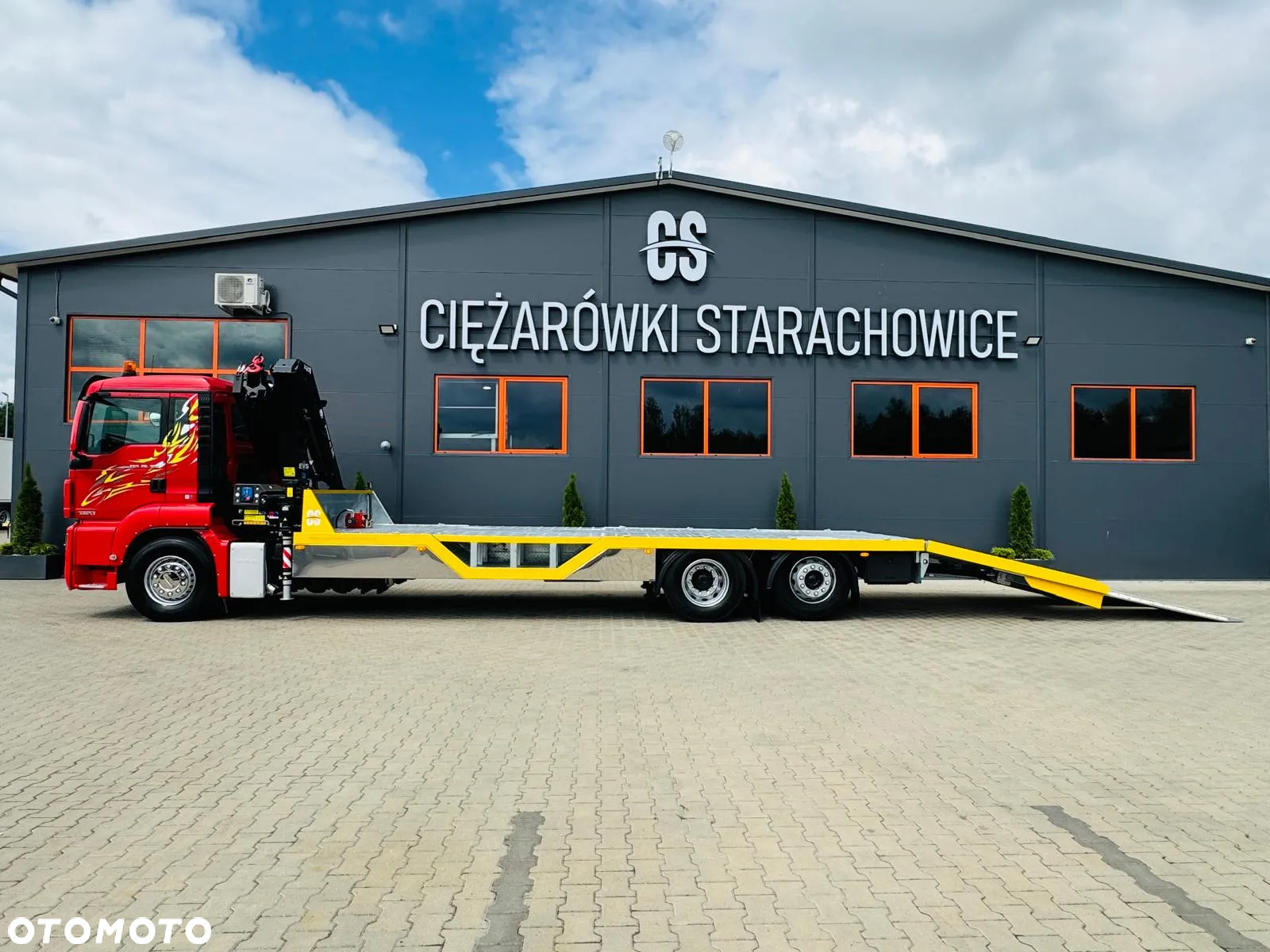 MAN MAN MAN TGS TGX 26.360 E5 laweta uniwersalna 10,2m + Dźwig HDS HMF 1420 K2 / do przewozu kontenerów / pomoc drogowa / platforma / energetyka/ kran krane dzwig hds żuraw - 7