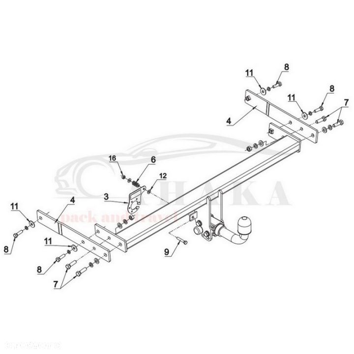 Hak Holowniczy Automat Do Audi Q3 2011-2018 - 3