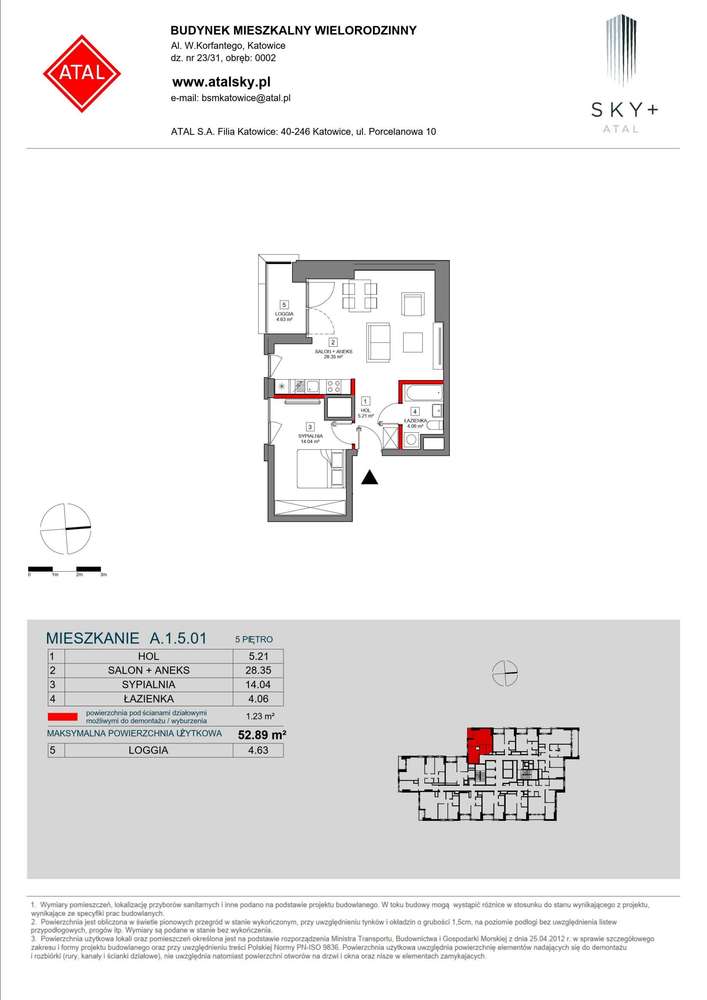 2-pokojowe mieszkanie 52m2 + loggia Bezpośrednio - Pełny obrazek: 2/24