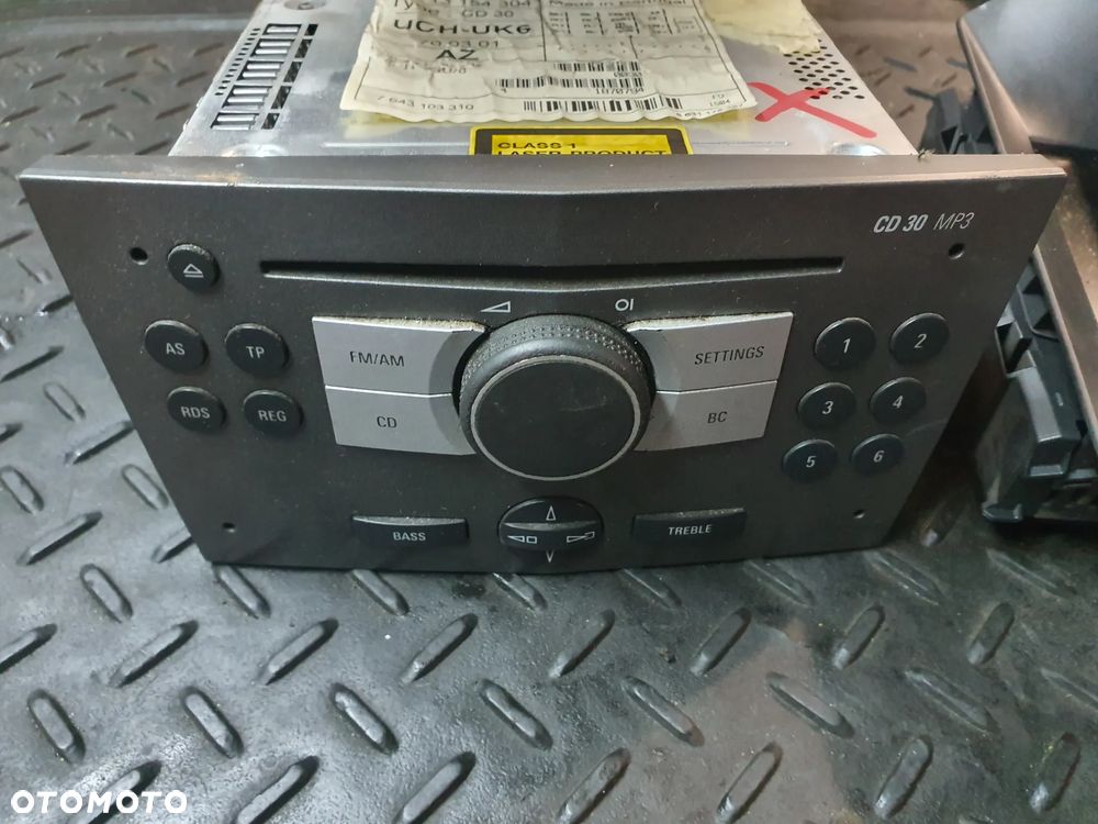RADIO CD WYŚWIETLACZ OPEL ASTRA III H 13154304 7643103310 - 2