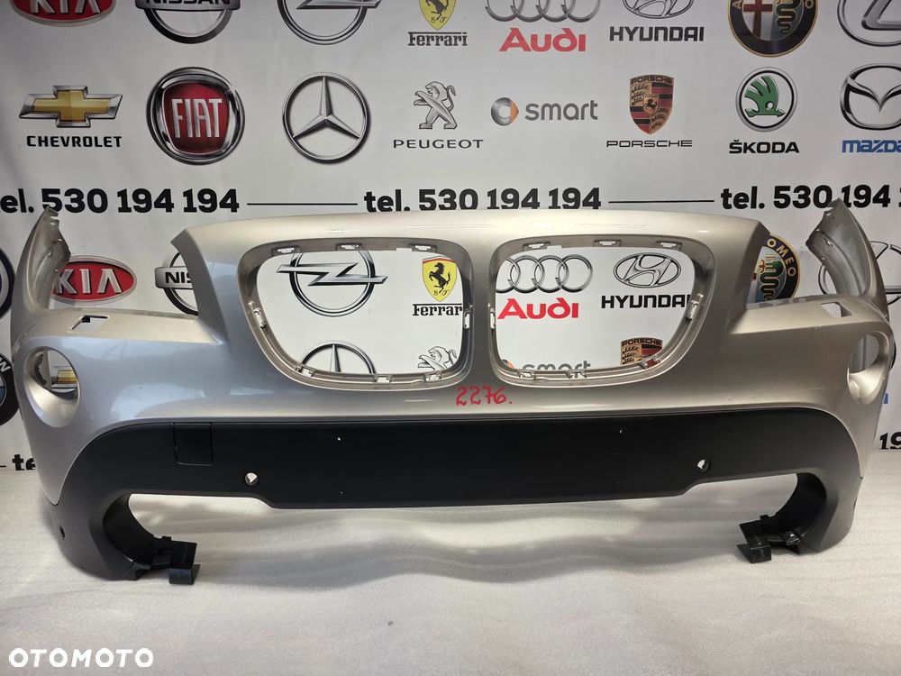 BMW X1 E84 08-12 ZDERZAK PRZEDNI PRZÓD NA SPRYSKI + 4xPDC NR 51112990185 + 51112990186 NR AUKCJI NZ2276 - 1