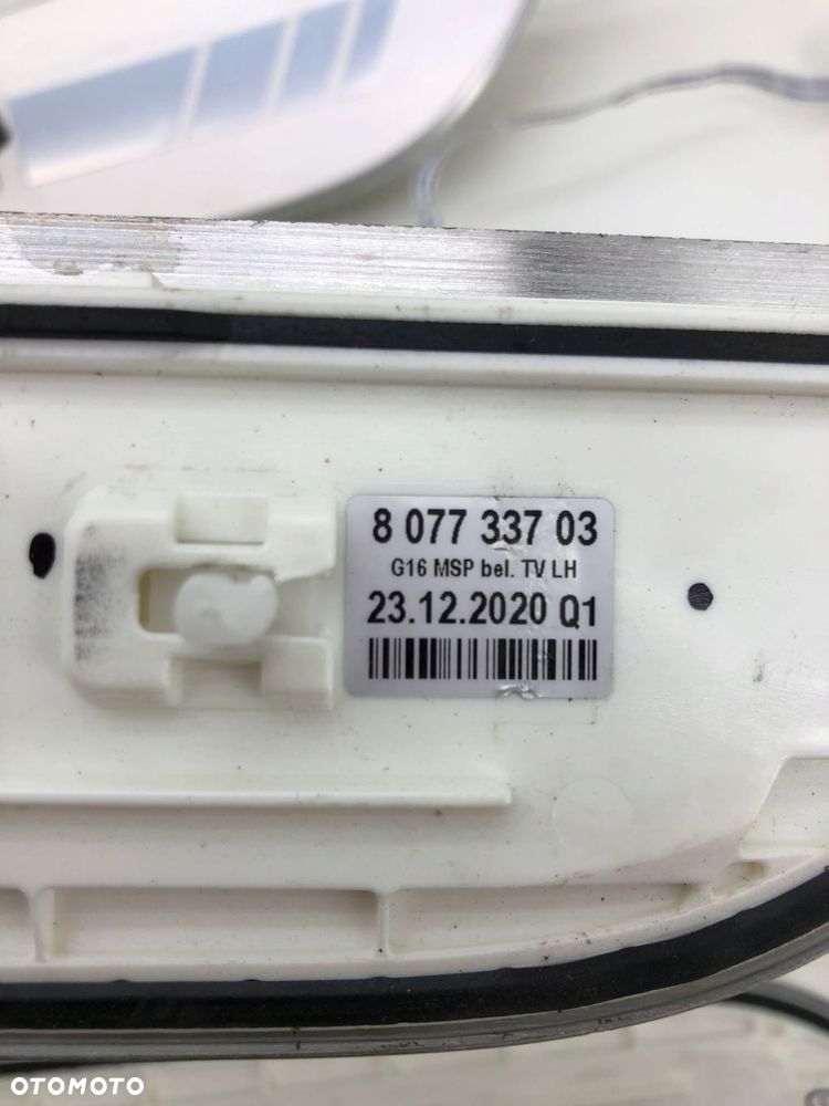 BMW G16 LISTWY NAKŁADKI PROGOWE M-PAKIET PODŚWIETLANE LED KOMPLET 8077338 - 11