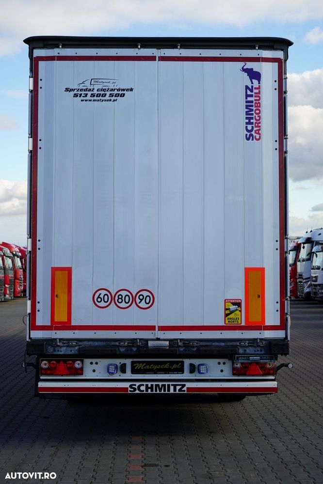 Schmitz Cargobull / SEMIREMORCĂ CU PRELATĂ / MEGA / AXĂ RIDICABILĂ / ACOPERIȘ RIDICABIL / - 2