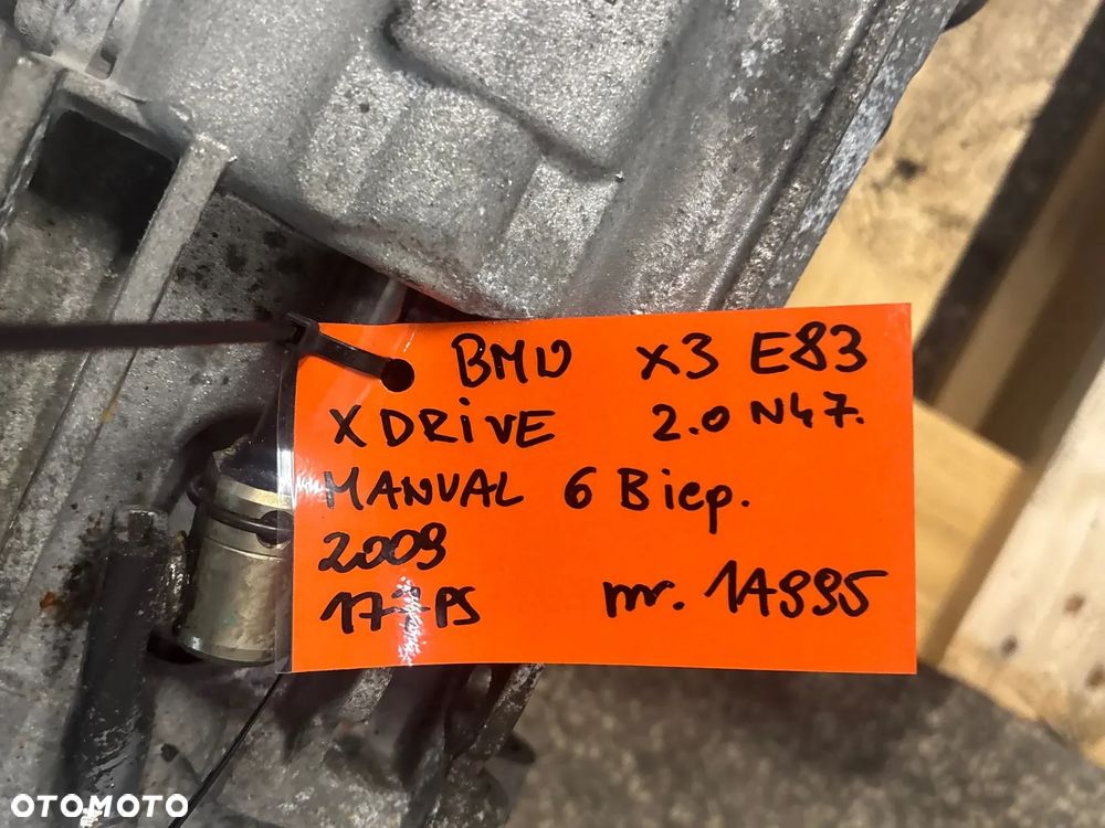 Skrzynia biegów manualna BMW X1 X3  E84 E90 E91 E92 E93 2l.d 4×4 N47 1069-401-108 e83 n47  2.0 177 konie - 2