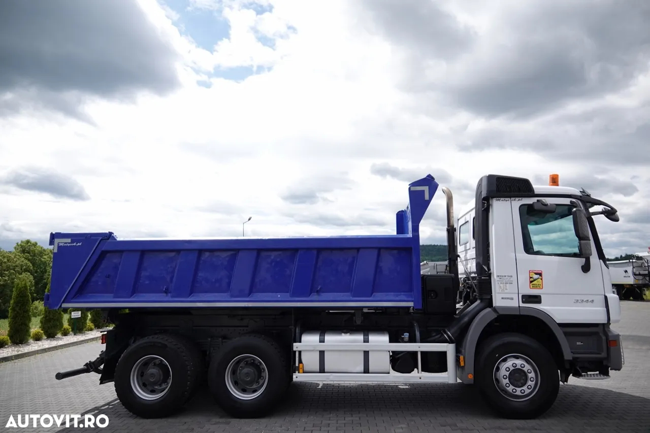 Mercedes-Benz ACTROS 3344 / 6x4 / BASCULATOR 2 STR. / BORDMATIC / HYDROBRA / HYDROKLAPA / EPS + AMBRIEI - 13