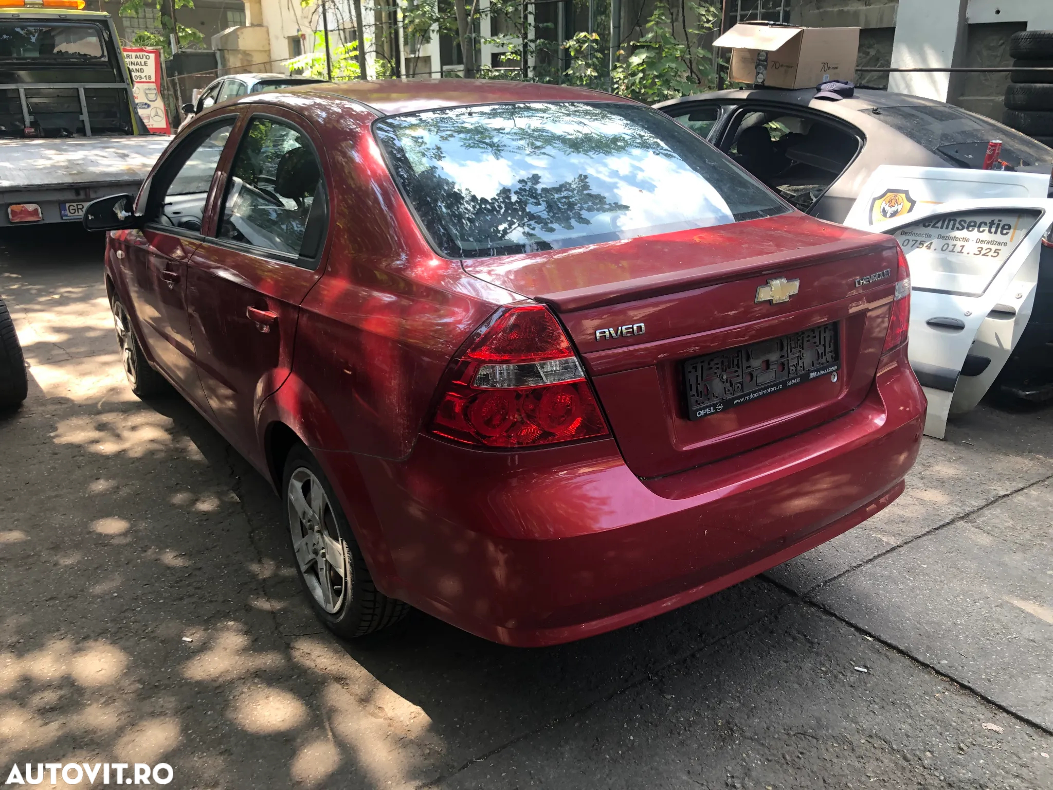 Dezmembrez Chevrolet Aveo 1.4 benzina visiniu 2007 - 2