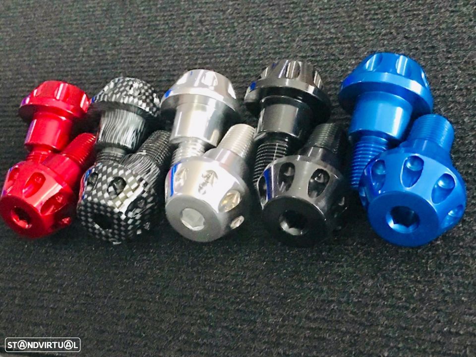 pesos de guiador para Yamaha MT-07 é MT-09 FZ6 XJ6  pesos punho Rosca grossa - 6