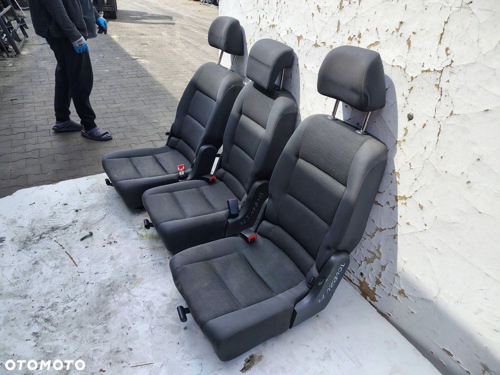 KANAPA FOTELE TYŁ VOLKSWAGEN TOURAN 1 I FL LIFT - 10