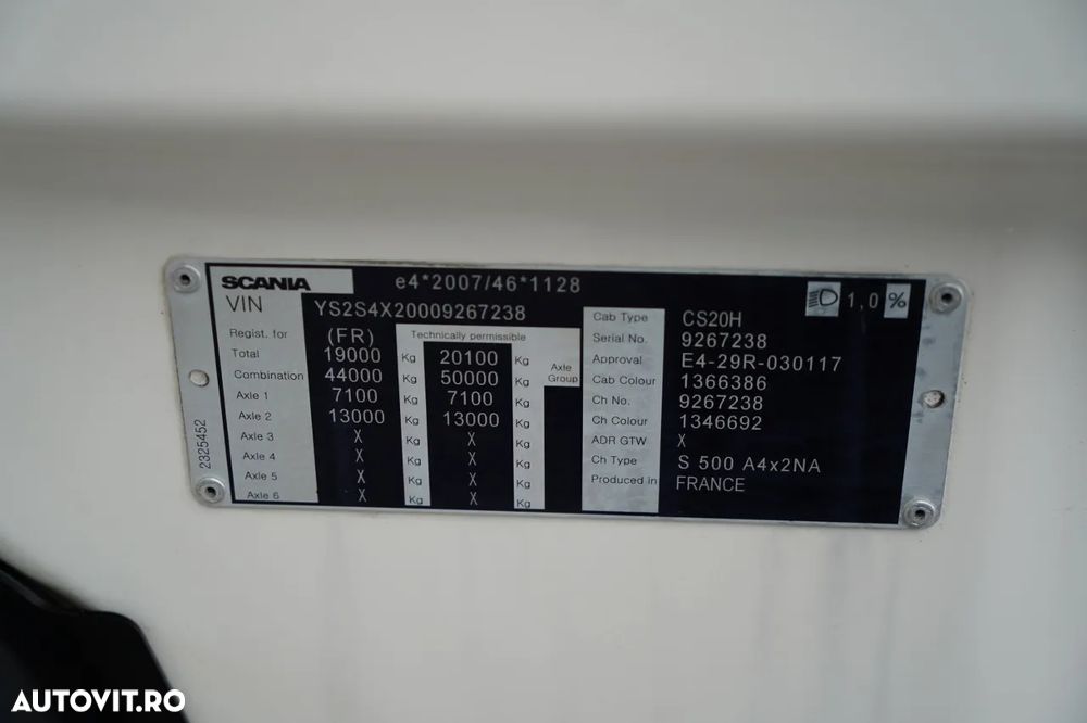 Scania S 500 / RETARDER / I-PARK COOL / NAVI - 36
