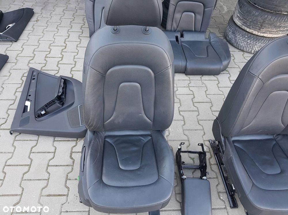 AUDI A4 B8 08-11r SEDAN FOTELE SKÓRZANE KANAPA - 3
