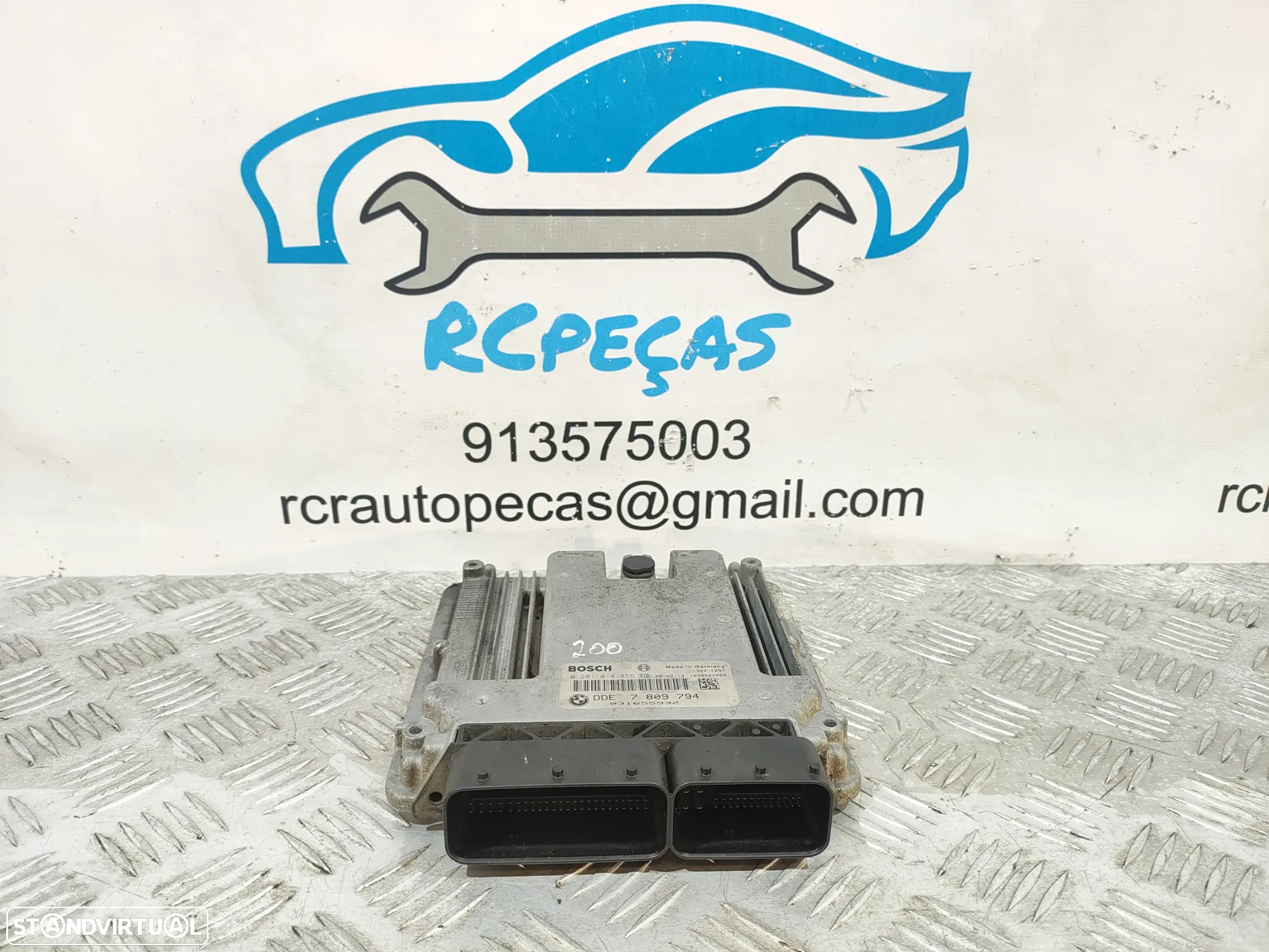 CENTRALINA ECU MOTOR MINI COOPER R55 CLUBMAN 1.6D 109CV 9HZ DDE7809794 R56 BOSCH 0281014856 - 2