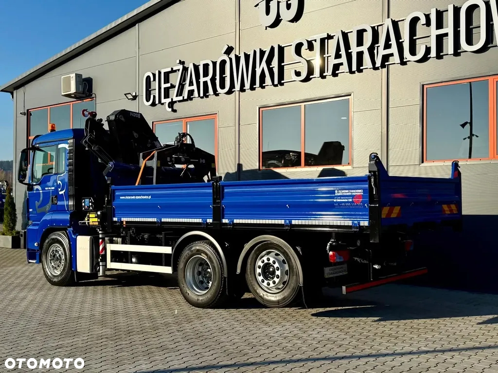 MAN MAN TGS TGX TGM TGL 26.360 Wywrotka 3S + HDS HMF 12,6 m // 4 x wysuw // 6x4 , 6x2 , kiper , wywrot kran dzwig żuraw crane Stan Perfekcyjny ! - 3