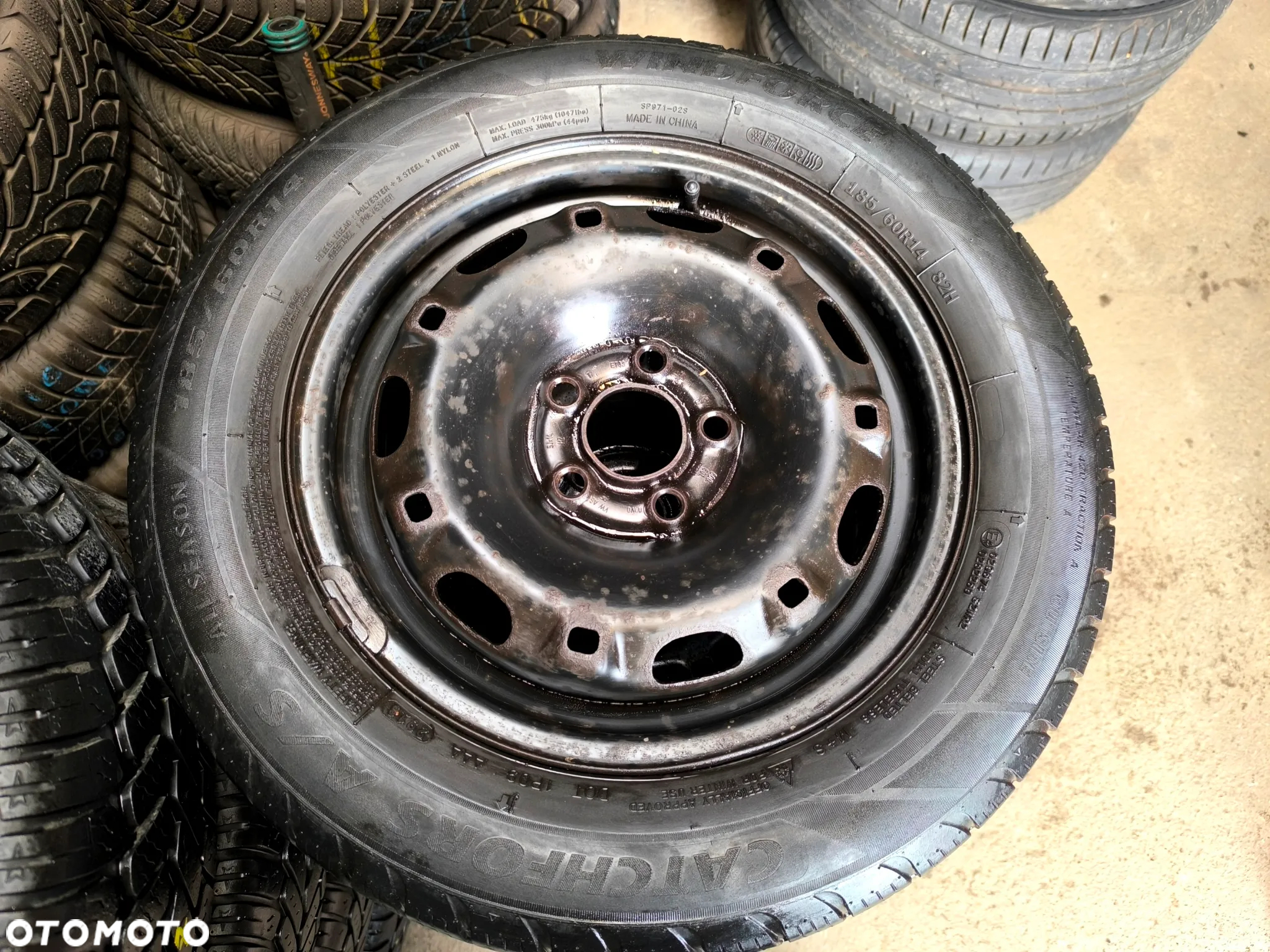 5x100 Felgi Stalowe Stal 14 Koła Letnie Całoroczne SKODA FABIA PRAKTIK ROOMSTER RAPID SEAT IBIZA CORDOBA TOLEDO IV 4 VW FOX POLO Legnica ALU-RAD 185/60 5,5mm - 3
