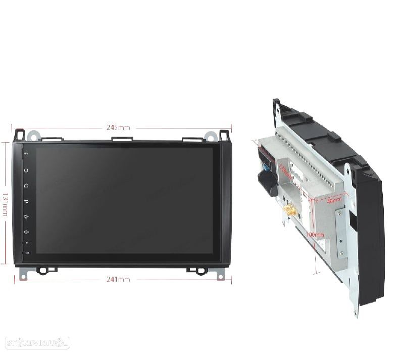 AUTO RADIO GPS ANDROID 14 64GB PARA MERCEDES A 04-12 B 05-11 VITO VIANO 06-14 SPRINTER 06-12 - 6