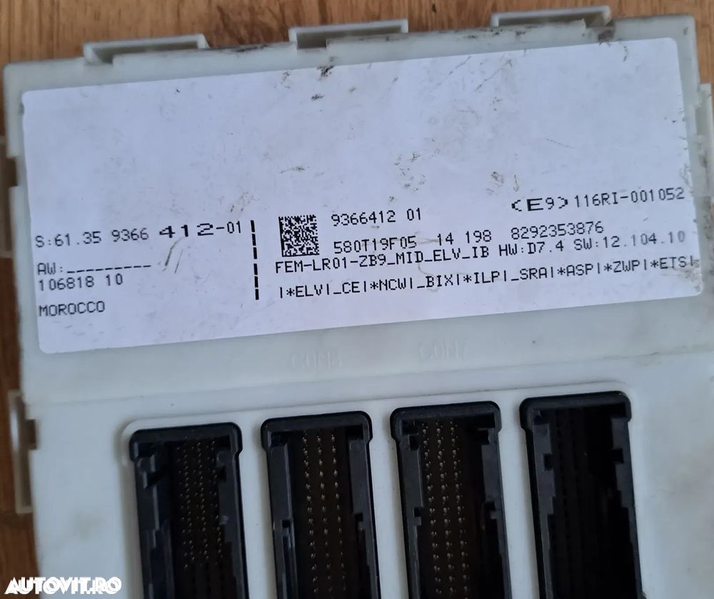 Body control module calculator modul ecu confort Original BMW F20+LCI F22+LCI F30+LCI F32+LCI - 2