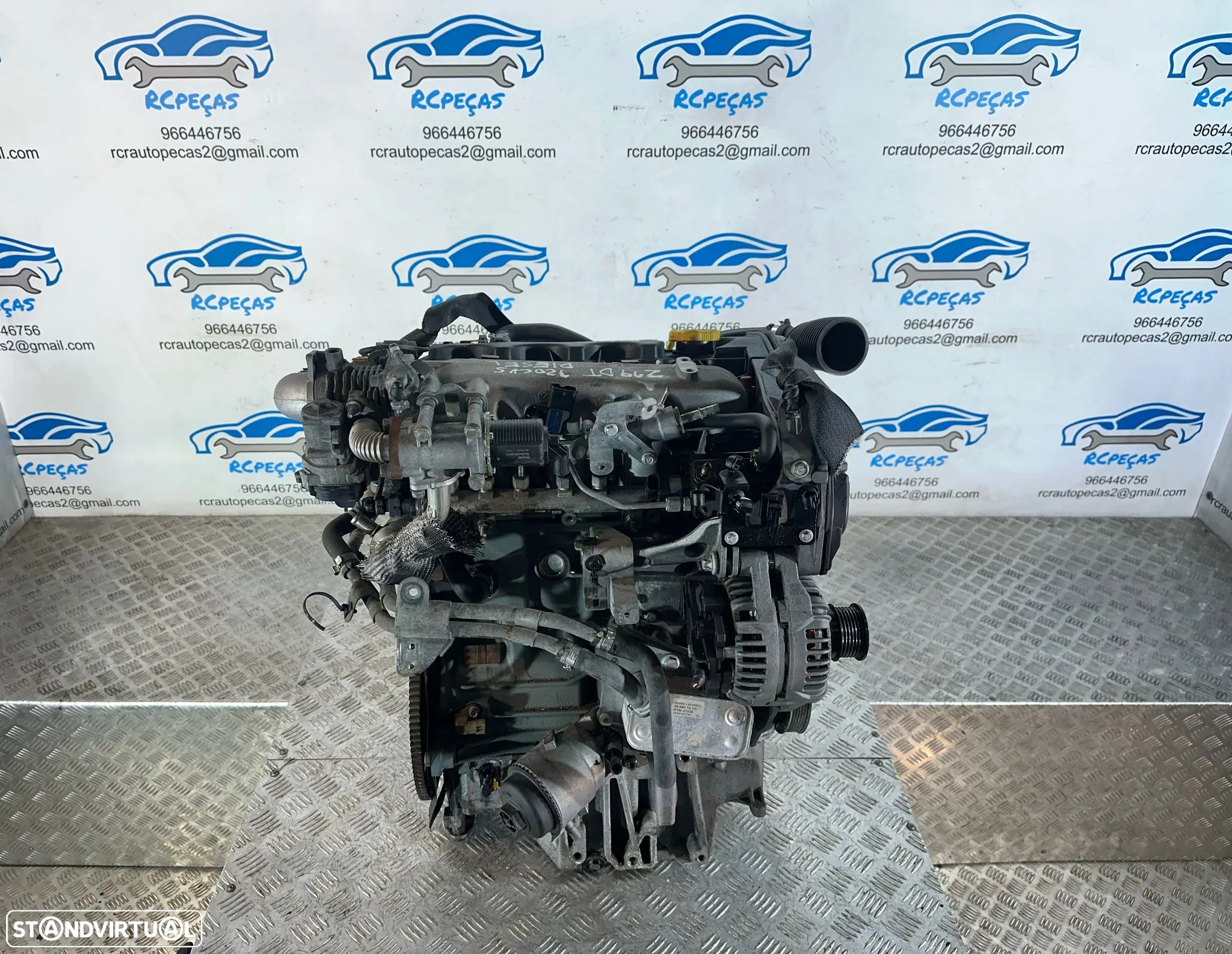 .Motor Completo GM Fiat Opel Saab Z19DT D207E 1.9 CDTi TiD 120cv 8v Bosch 2004 a 2010 - 3